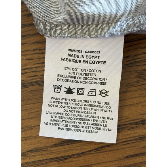 Nike Dri-Fit T-Shirt, Gray, Men’s Large, Short-Sleeve, Round Neck - Picture 7 of 7